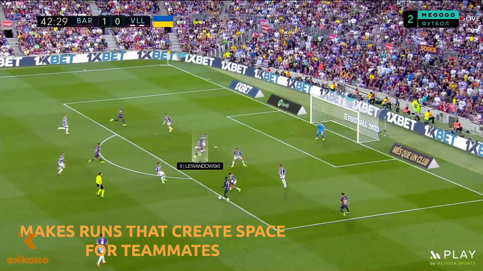 2. Runs for teammates