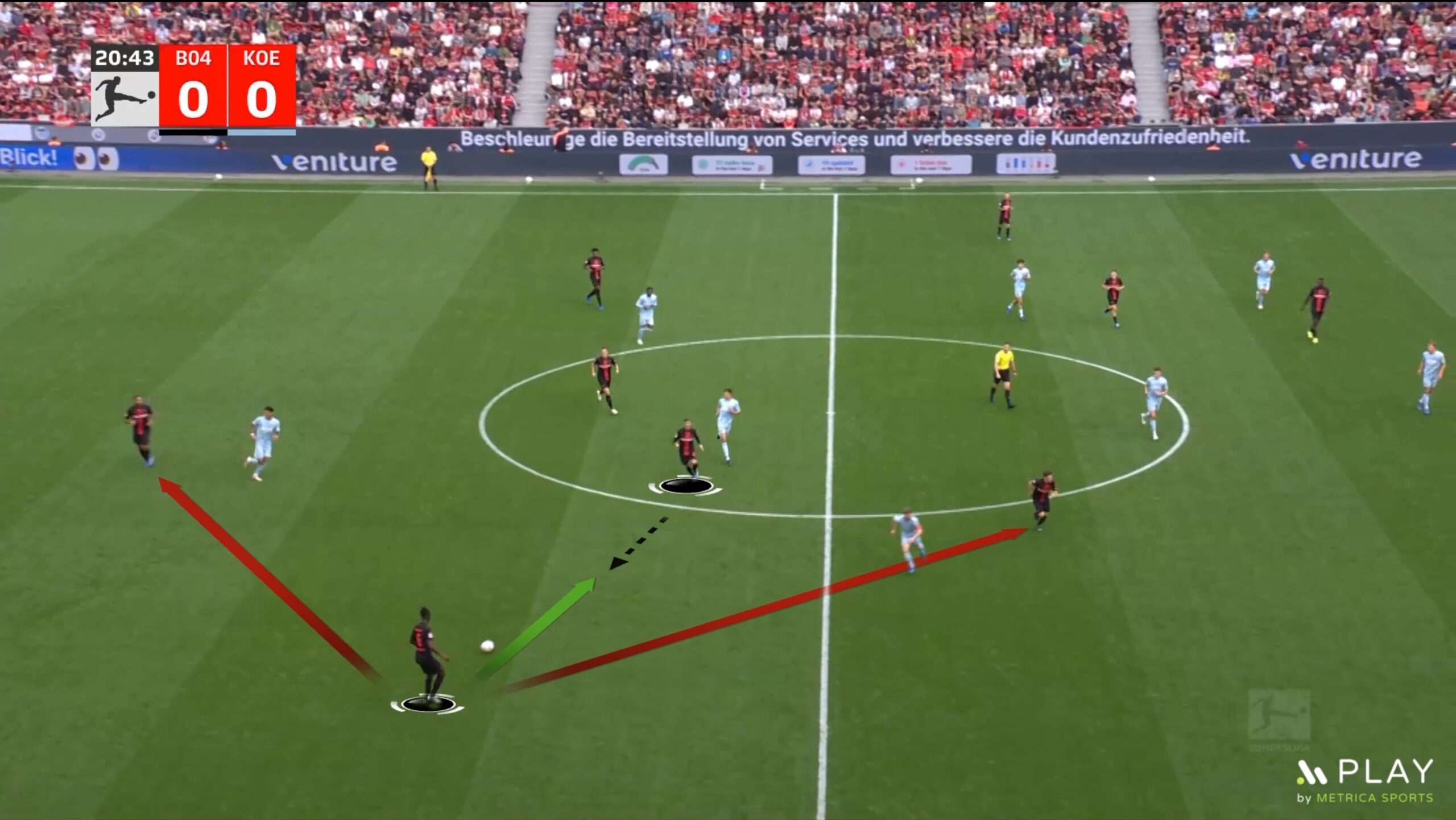 Support Emergency 1080 Key Concepts for Good Ball Circulation. Emergency Support. Palacios (Bayer Leverkusen, Midfielder) understands that his teammate is being pressed and has no clear passing options, so he goes fast to provide an emergency support and help the play progress.