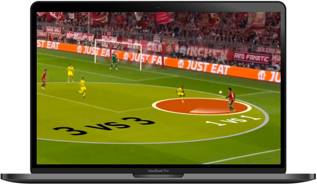 Tactical concepts explained in video, including examples you can download and show your players.